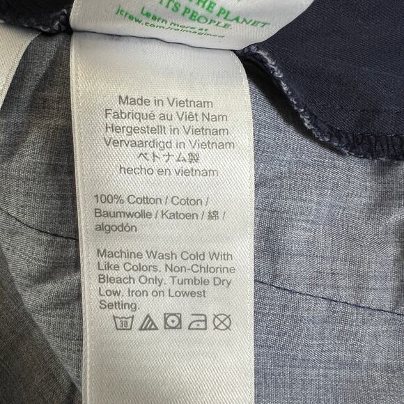 J. Crew‎ Womens Sailor Heritage Chino Pant Navy Size 31 Preppy Capsule Wardrobe - Picture 6 of 7